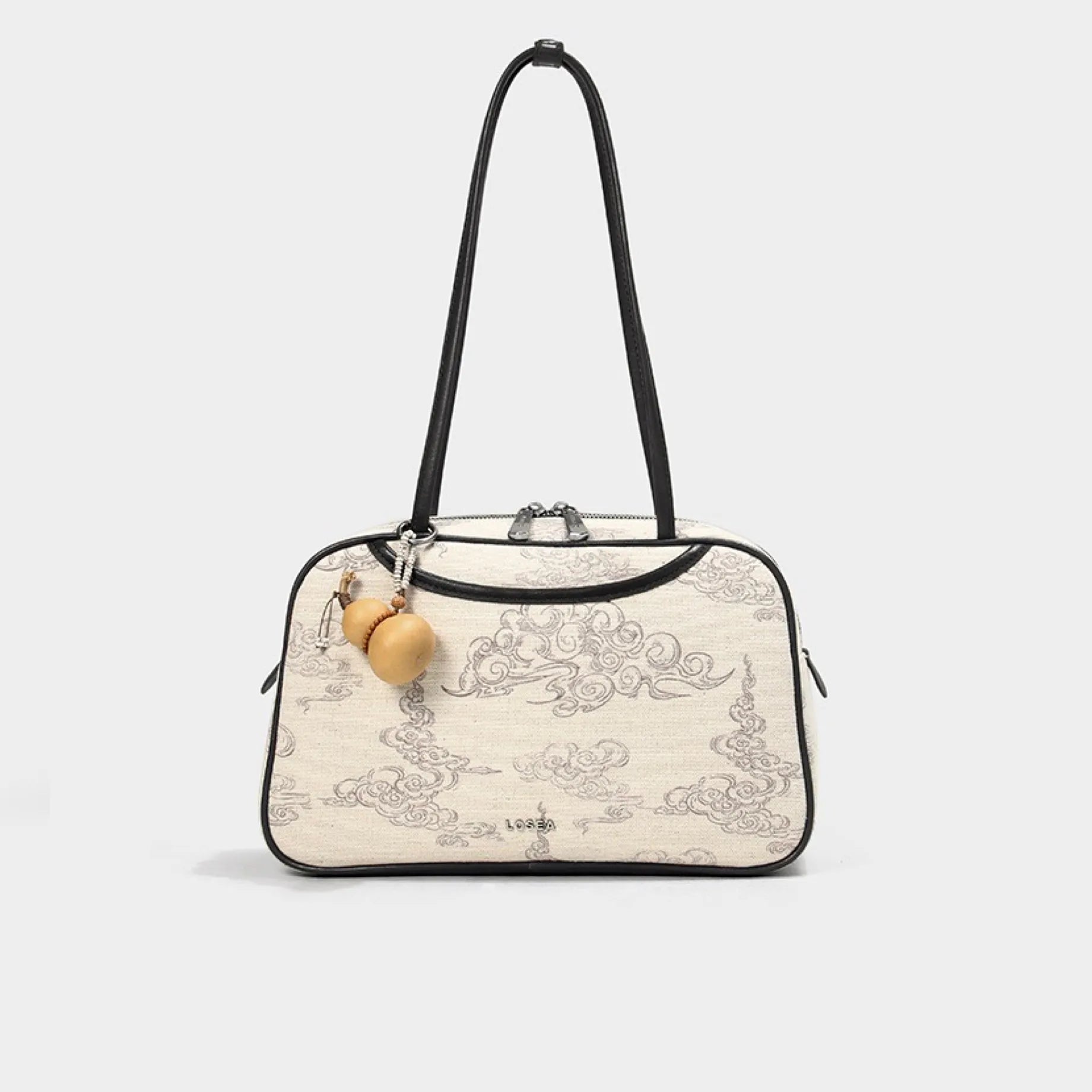 Multi-Pocket Faux Leather Shoulder Bowling Bags