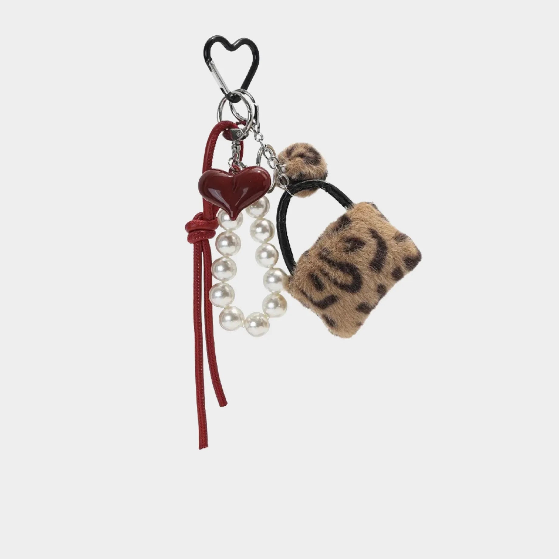Red Heart Bag Charm | Oriental Design & Gift