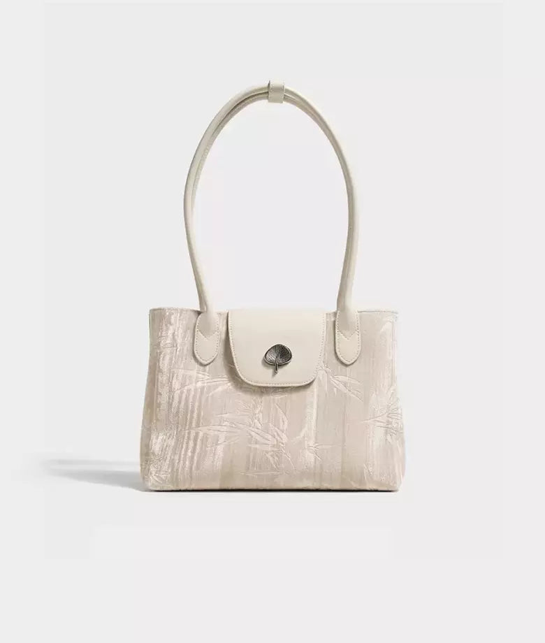 LEAF velvet patchwork underarm shoulder bag | Oriental
