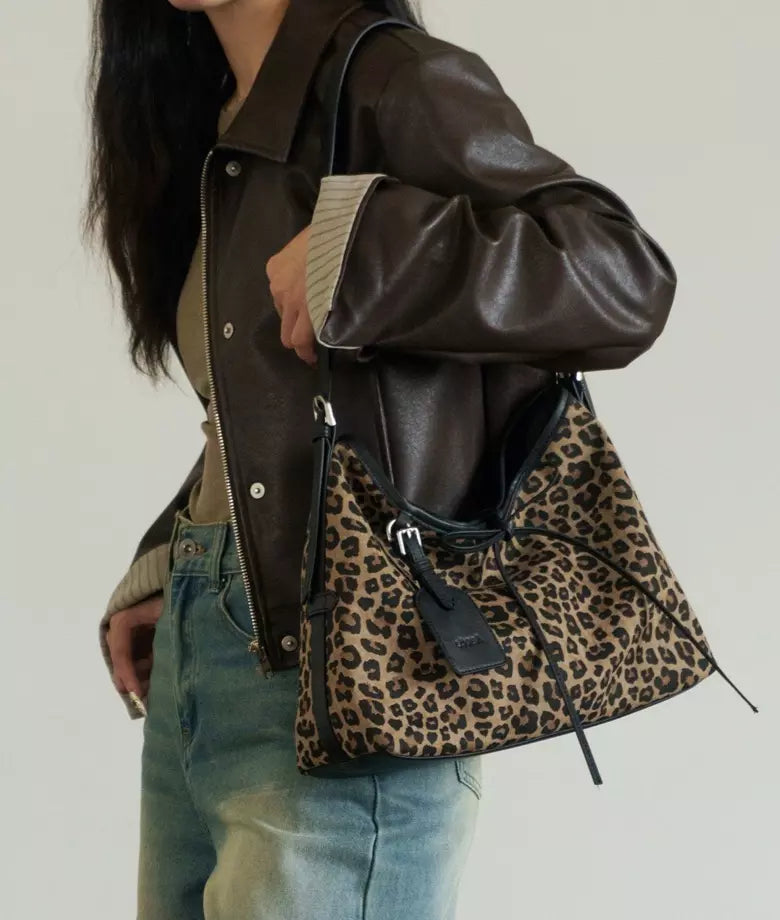 MS.POLKA leopard print hobo bag | Autumn Special