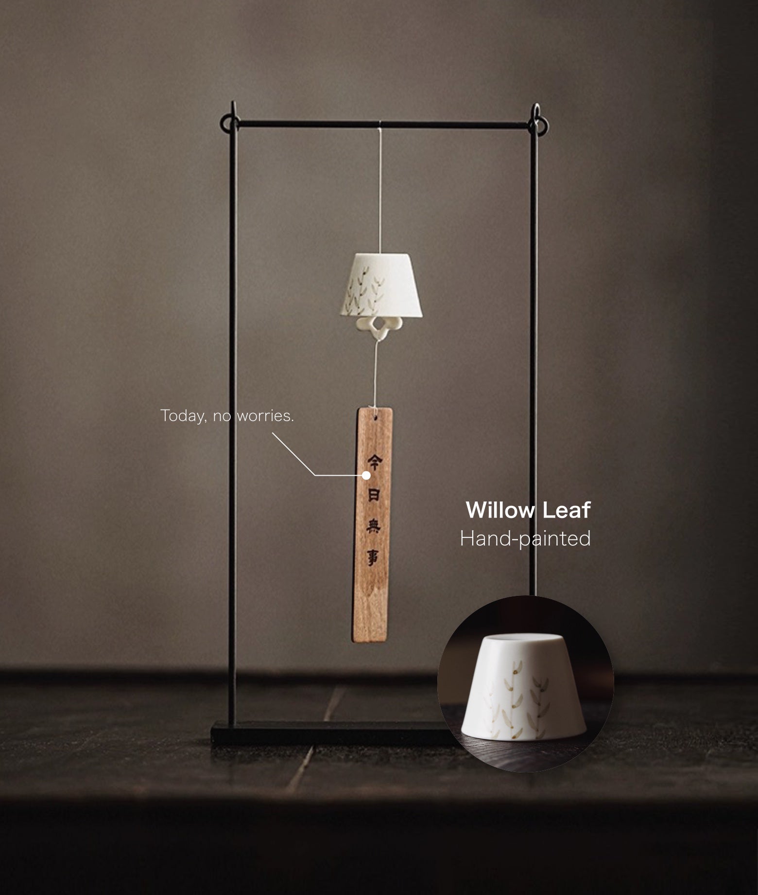 Moment of Zen Glass Wind Chimes | Oriental Design & Gift
