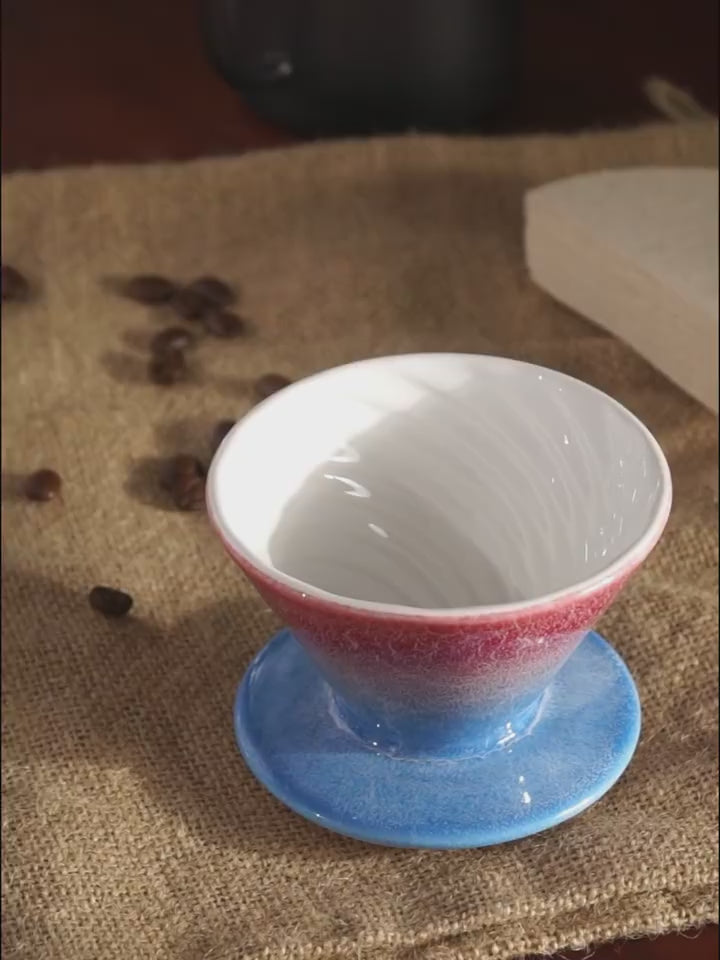 Vortex Coffee Cup and Saucer