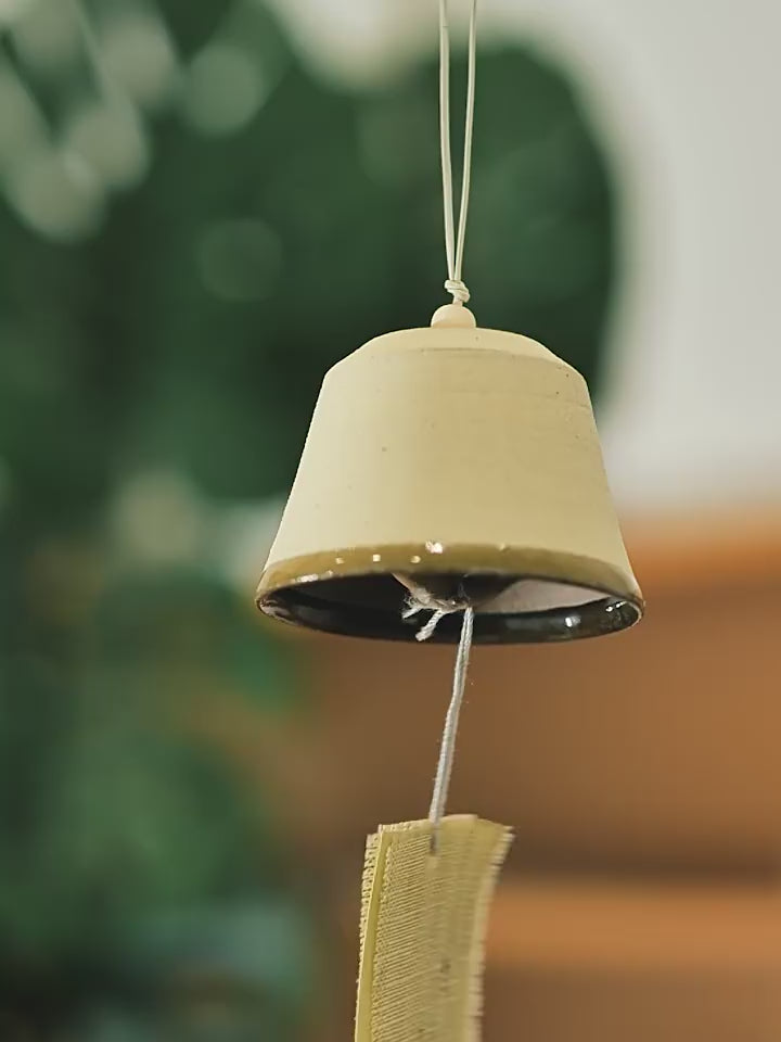 Japanese Coarse Pottery Wind Chime